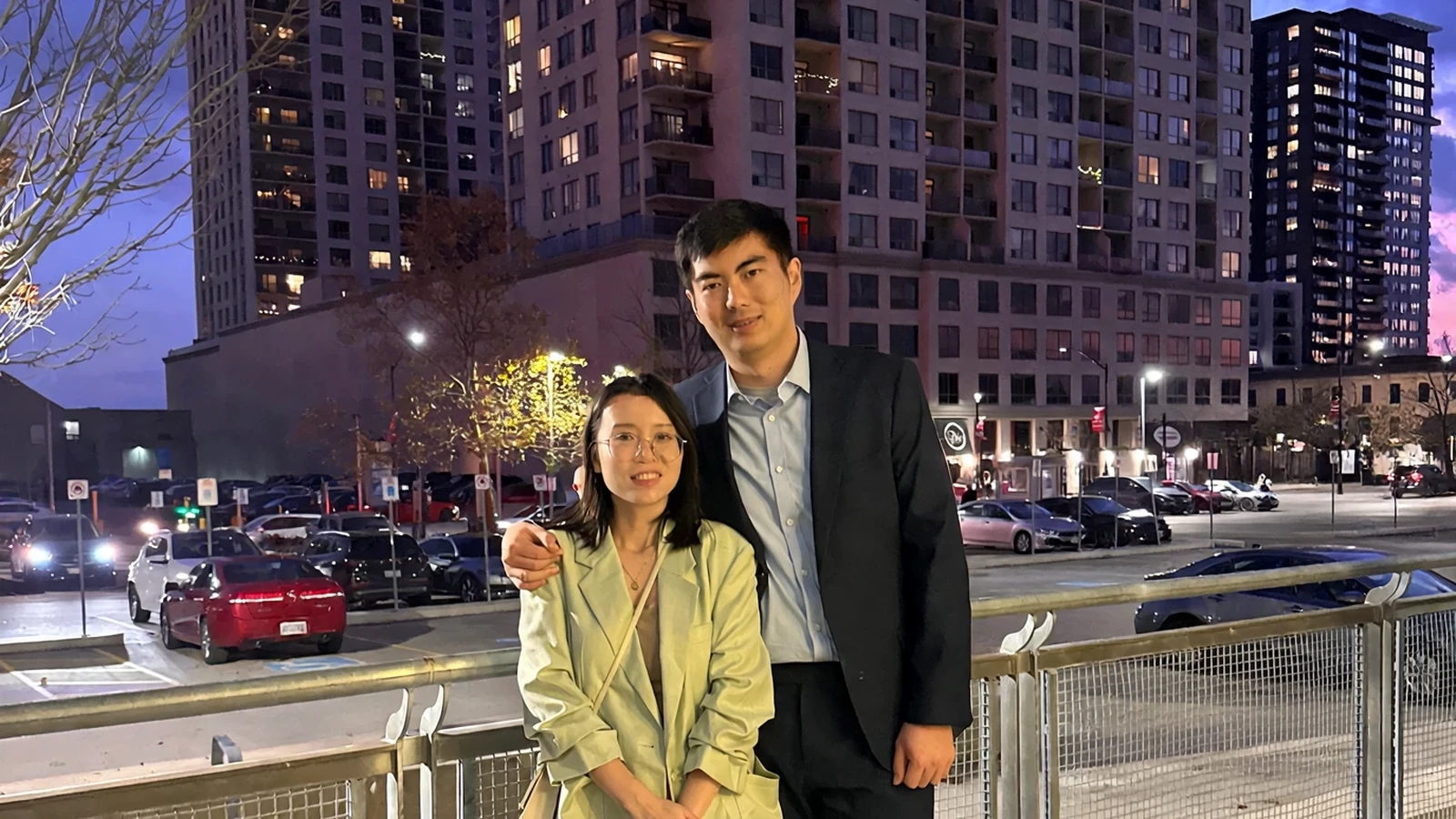 Elix, founder of North London Clean, with family in London, Ontario